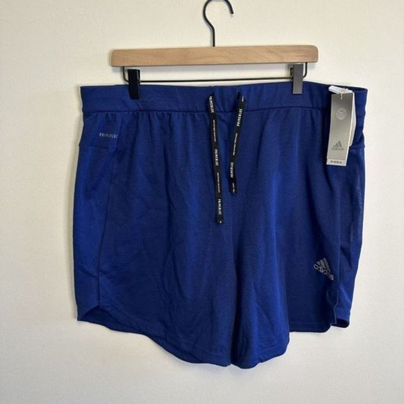 New NWT Mens Adidas Prime Royal Blue Athletic Gym‎ Shorts Size XXL 2XL - Picture 1 of 6